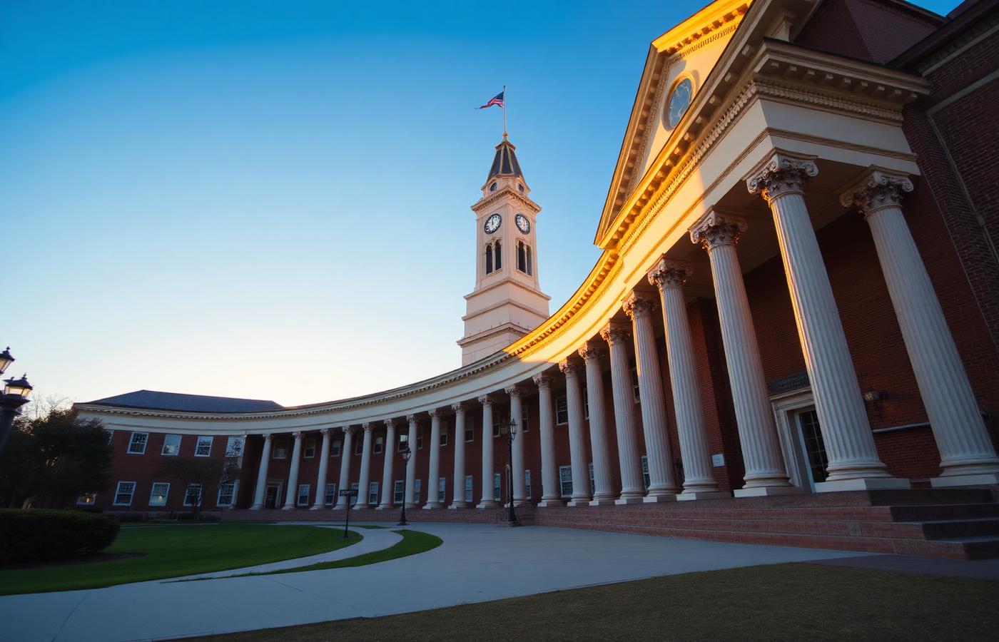 College campus building